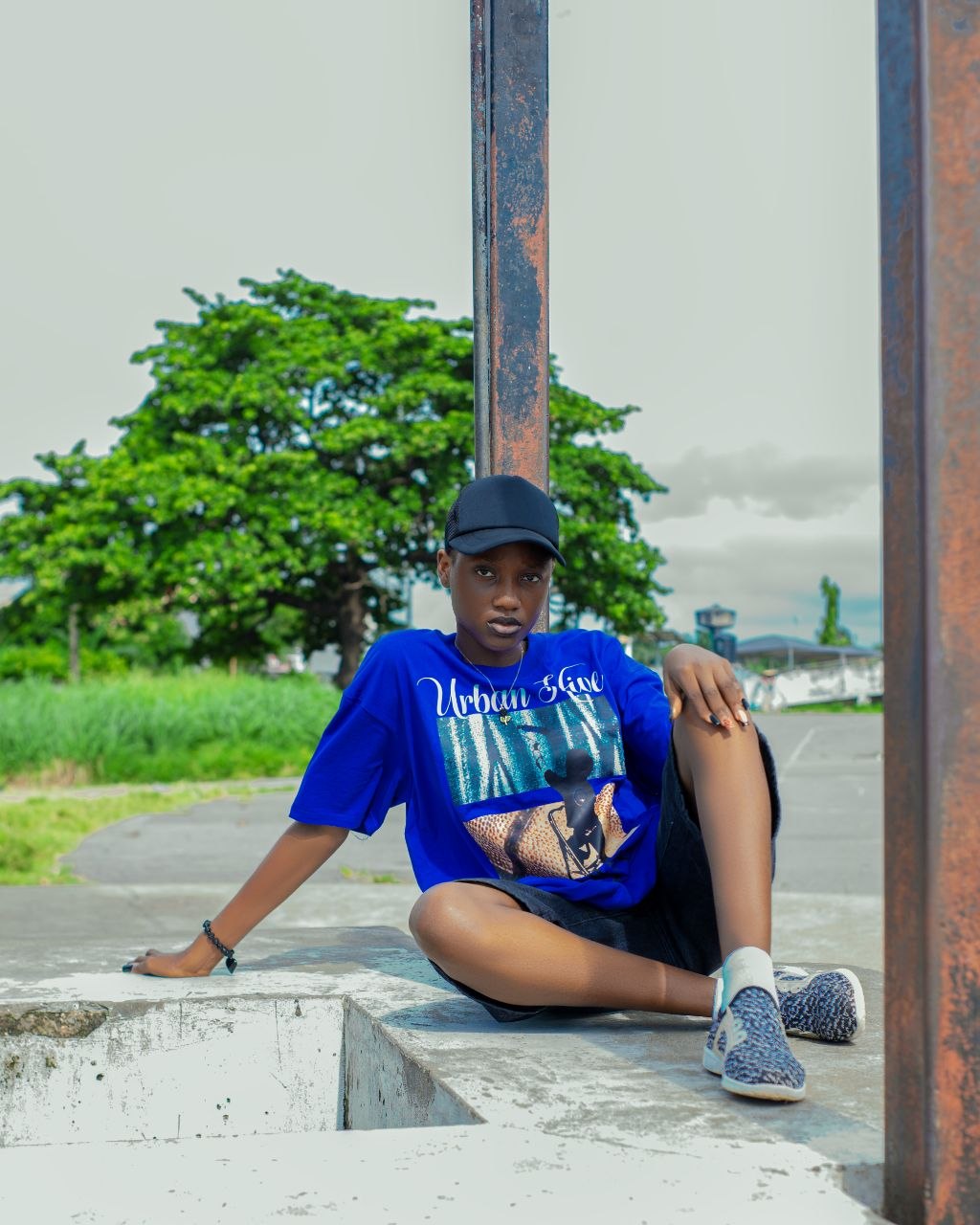 UrbanHive — Blue City Uniform Tee
