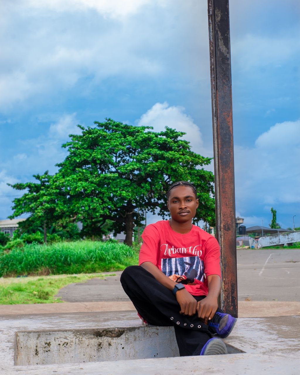 UrbanHive — Red City Uniform Tee